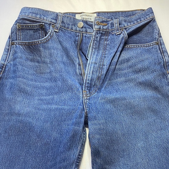 Reformation Blue Ankle & Cropped Jeans - Picture 3 of 4